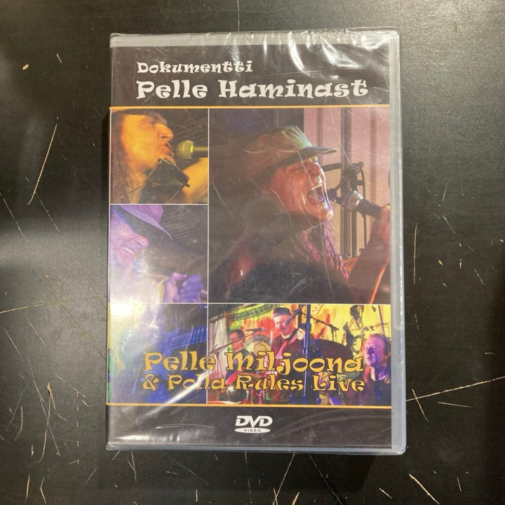 Pelle Miljoona & Polla Rules - Pelle Haminast / Live DVD (avaamaton) -dokumentti/punk rock-